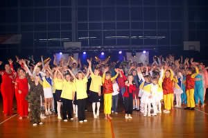 Aufwiedersehen sagt das Show-Ballett Formel I